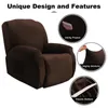 Topchances Velvet Recliner Chair Cover, Stretch Recliner Náhled obrázku produktu 2