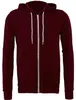 Canvas 3739 | Uni Zip-Up Poly-Baumwolle Fleece Hoodie - Produktbild-Vorschau 1