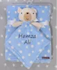 BotoBaby® Babydecke mit Namen + Schmusetuch Bärchen – Blau Produktbild-Vorschau 3