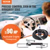 A person driving a boat with a hydraulic steering kit shown. Anteprima dell’immagine prodotto