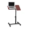 relaxdays PC-Tisch höhenverstellbar mahagoni 60,0 x 40,5 x Produktbild-Vorschau 1