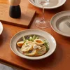 4-teiliges Keramik Teller Set Ø20,4 cm – elegante tiefe Produktbild-Vorschau 8