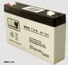 A close-up studio shot of a 6V 7.2Ah rechargeable battery. Produktbild-Vorschau