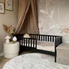 Petite Amélie Kinderbett Plume - 70x140 cm - Schwarz - mit Produktbild-Vorschau 9