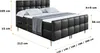 ALTDECOR Boxspringbett mit Holz Füßen, Matratze und Produktbild-Vorschau 6