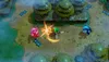 Link is fighting enemies in a forest environment. Produktbild-Vorschau
