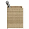 Gartenstühle mit Kissen 4 Stk. Beigemischung Poly Rattan Produktbild-Vorschau 6