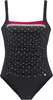 LASCANA Badeanzug Monroe schwarz-rot Größe 40 Cup B Produktbild-Vorschau 1