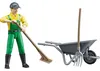 Bruder 62610 - Set di figure di contadini con accessori Anteprima dell’immagine prodotto 3