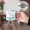 Trendation - Geboren Zum Bohren Emaille Tasse Geschenk Produktbild-Vorschau 2