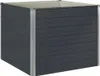 vidaXL Lit surélevé Anthracite 100 x 100 x 77 cm Acier Voir les images du produit 12