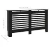 vidaXL Panele grzejnikowe czarne 152x19x81,5 cm MDF Podgląd zdjęcia produktu 11