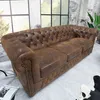 riess-ambiente Chesterfield 3-sedadlová pohovka 205 cm Náhled obrázku produktu 1