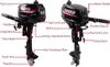 6CV 2 temps moteur hors-bord bateau essence moteur Voir les images du produit 5