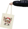 Merry and Bright Lustiges Rentiermotiv Jutebeutel Produktbild-Vorschau 3