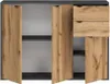 BDW, Kommode mit Schubladen, für Wohnzimmer, Leo Graphit / Produktbild-Vorschau 7