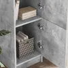 vidaXL Schreibtisch 2 pcs Beton Grau Produktbild-Vorschau 4