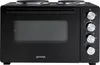 Gorenje OM30GBX Minibackofen mit zwei Kochfelder schwarz Produktbild-Vorschau 3