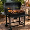 Profi Smoker Grillwagen, Holzkohlegrill aus Stahl, XXL Produktbild-Vorschau 5