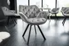 riess-ambiente Drehbarer Stuhl THE DUTCH COMFORT grau Samt Produktbild-Vorschau 4