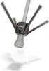 A close-up shot of the base of a walking stick with its support legs extended. Produktbild-Vorschau