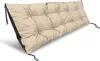 Gartenkissen 120x40 cm wasserdicht für Palettenbank beige Produktbild-Vorschau 1