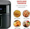 alpina Airfryer XL - Heißluftfritteuse 6L - Air Fryer 2 bis Produktbild-Vorschau 4