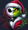 Nightmare before Christmas Grinch Skelett - Weihnachten Produktbild-Vorschau 3