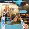 LED Solarlampe Bewegungsmelder Außen Pendelleuchte IP65 Produktbild-Vorschau 4