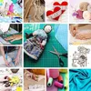 35 stücke Helle Farbe Baumwolle Stoff Mode Druck Stoffe Für Produktbild-Vorschau 4