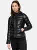 Tazzio Damen Lederjacke F510 (Schwarz, M) Produktbild-Vorschau 7