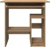 A product shot of a wooden desk with shelves. Náhled obrázku produktu