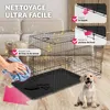Cage pour chien Luna, pliable, avec 2 portes - 121,5 x 75,5 Voir les images du produit 4