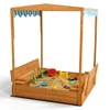 FCH Sandkasten mit Dach & Sitzbänken ,Kindersandkasten, Produktbild-Vorschau 5