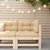 vidaXL Ecksofa mit Kissen Massivholz Kiefer -  Produktbild-Vorschau 2
