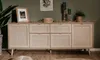 Sideboard Kommode groß Bali | Sonoma Eiche / Rafia Geflecht Produktbild-Vorschau 1
