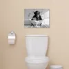 MuchoWow® - Leinwandbilder - Vintage - Affe - Badewanne - Produktbild-Vorschau 5