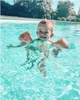 Maillot de bain Puddle Jumper - Vert/rose - Bandes Voir les images du produit 14