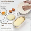 BEWOS 9-teiliges Gärkörbchen für Brot, 25 Cm Gärkorb Oval Produktbild-Vorschau 3
