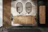 Rodan Mobile Sottolavabo 140cm - Sospeso - Scanalato Rovere Anteprima dell’immagine prodotto 2