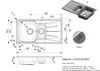 Reginox R21224 Edelstahlspüle DIPLOMAT 1.5 ECO KGOKG / Produktbild-Vorschau 2