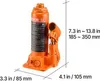 VEVOR Hydraulischer Flaschenheber, 10 Tonnen Tragfähigkeit, Produktbild-Vorschau 7