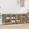 vidaXL Botník s policí Artisan dub 131 x 35 x 50 cm Náhled obrázku produktu 3