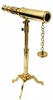 Omgoods - Vintage Messing Telescope op Tripod - Antiek Productafbeelding-voorbeeld 1