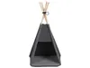 BELIANI Stan teepee pro zvířata, tmavě šedý filc 35 x 40 Náhled obrázku produktu 4
