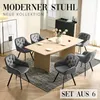 CLIPOP 6er Set Esszimmerstühle Drehbar, Samt Polsterstuhl Produktbild-Vorschau 8