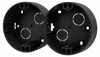 Cornice da incasso retrò a 2 moduli I Curve VX1 nero opaco Anteprima dell’immagine prodotto 1