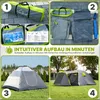 Campela Tropical 4 Familienzelt – 4-Personen-Kuppelzelt mit Produktbild-Vorschau 8