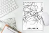 MuchoWow® Mauspad Mousepad Solingen - Karte - Stadtplan Produktbild-Vorschau 5