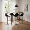 New Orleans Design Bar- und Küchenhocker mit Lederkonsole - Produktbild-Vorschau 2